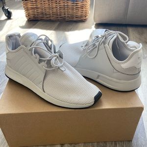 Adidas X_PLR new never worn.  Size 12 men’s in beige.